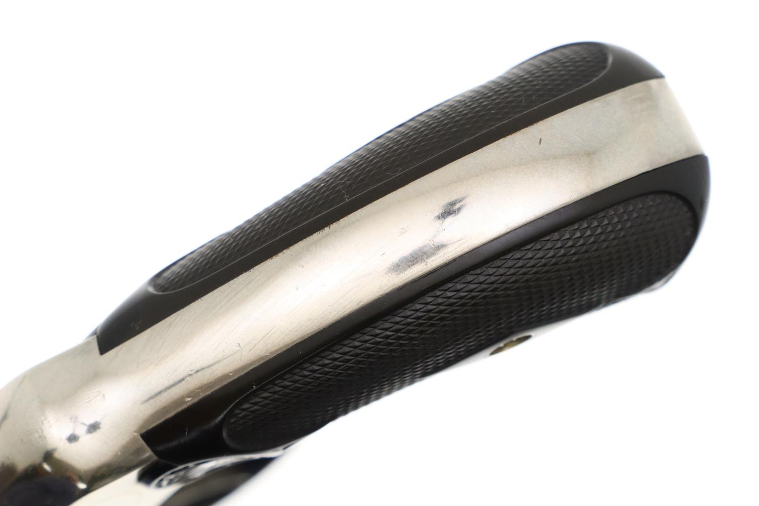 S&W, Double Action 32 Revolver, 4th Model, Nickel, 80676, FB01391 - Image 9