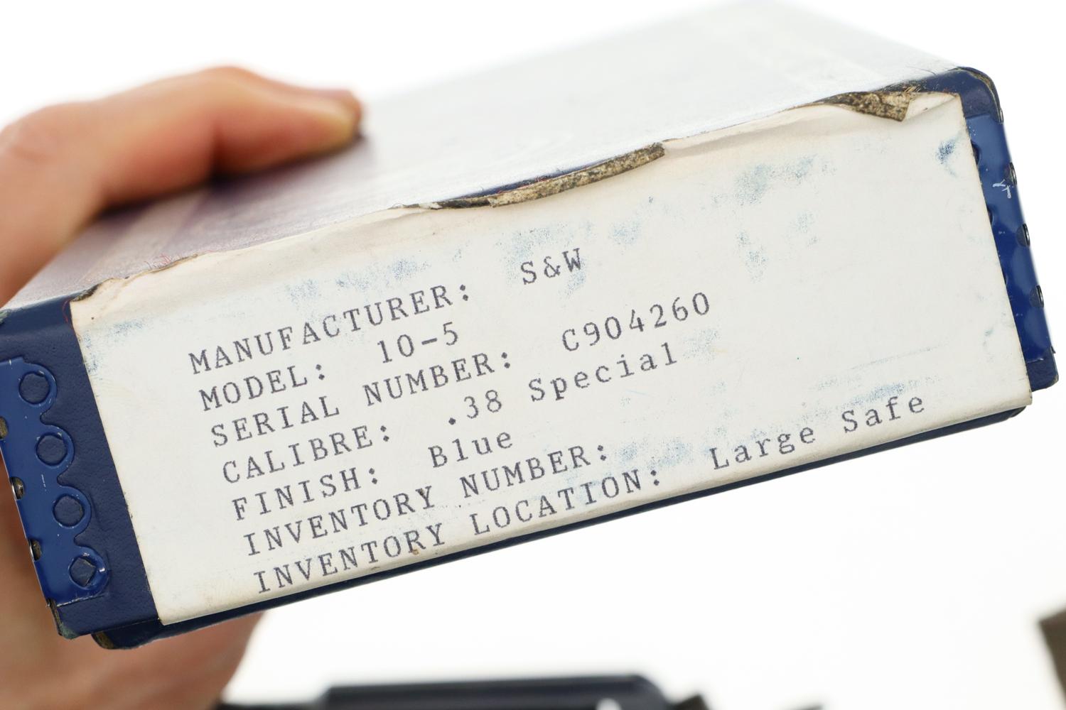 S&W Model 10-5 Revolver, U.S. Military, Matching Box, C904260, FB01594 - Image 4