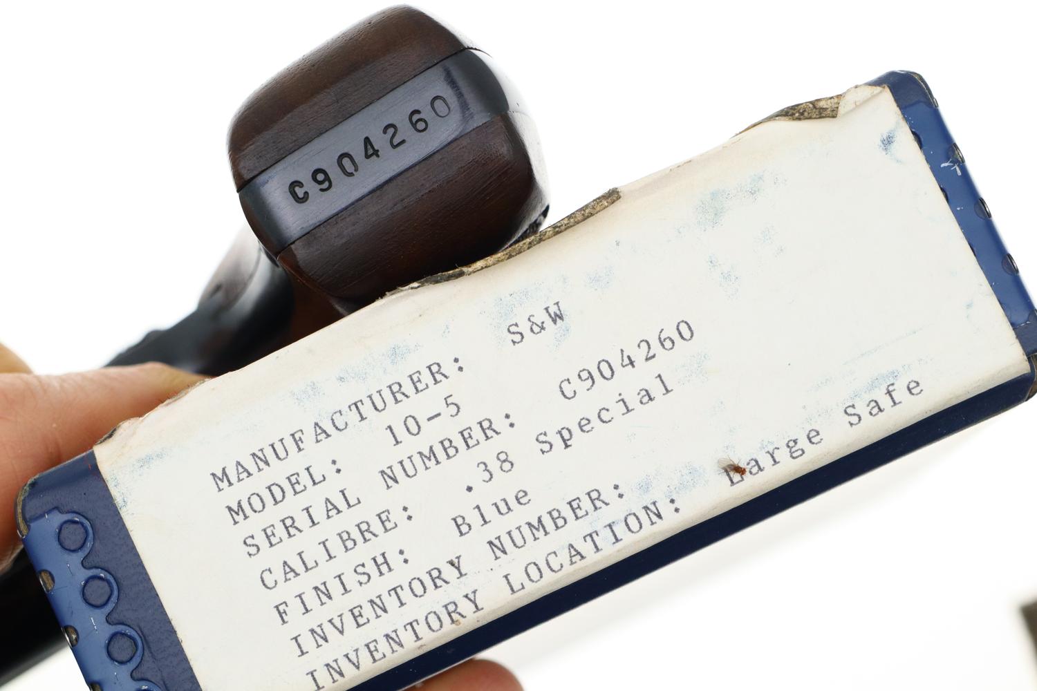 S&W Model 10-5 Revolver, U.S. Military, Matching Box, C904260, FB01594 - Image 12