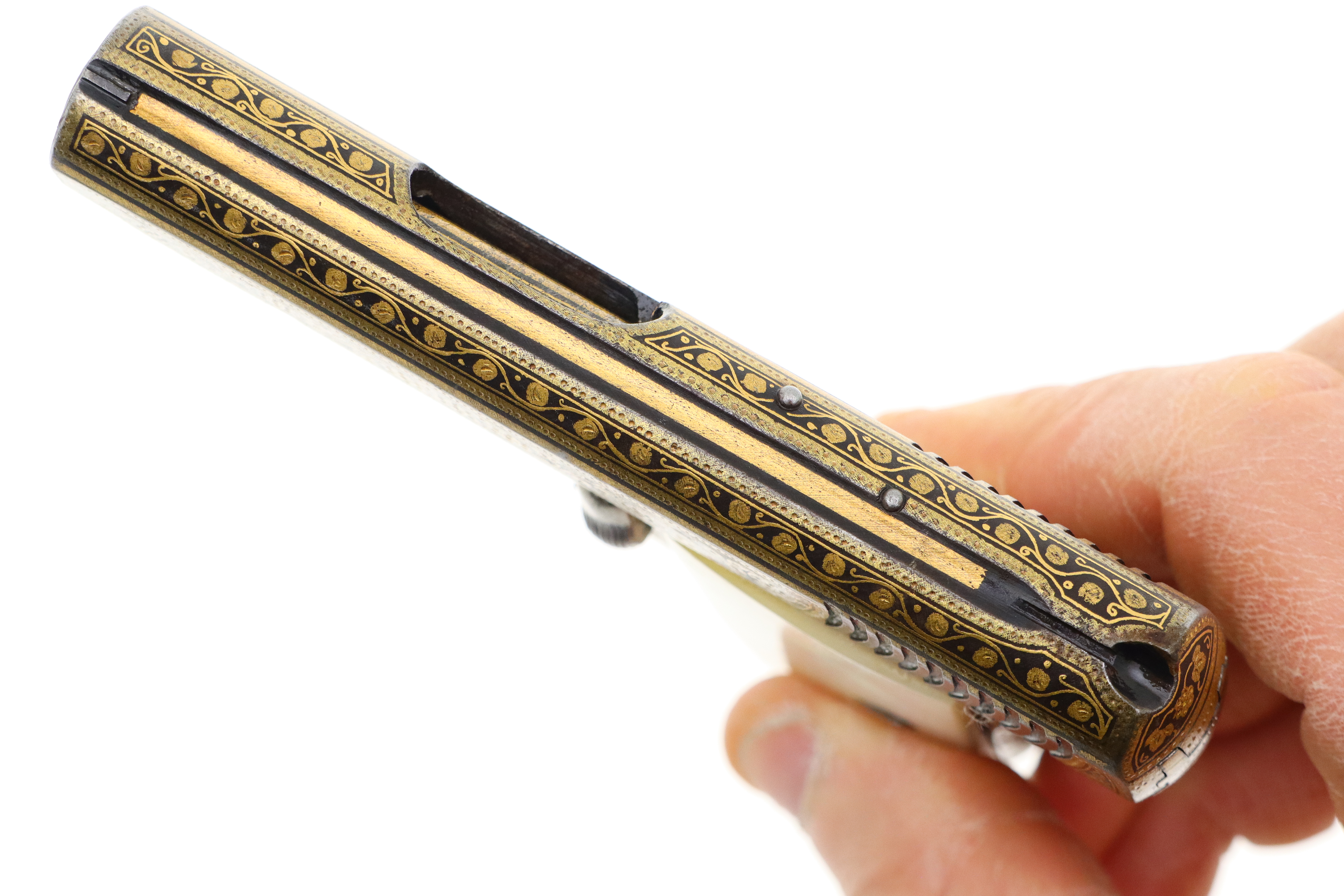 Spanish Destroyer, Gold Damascened, Cal 6.35, PCA-4 - Image 7