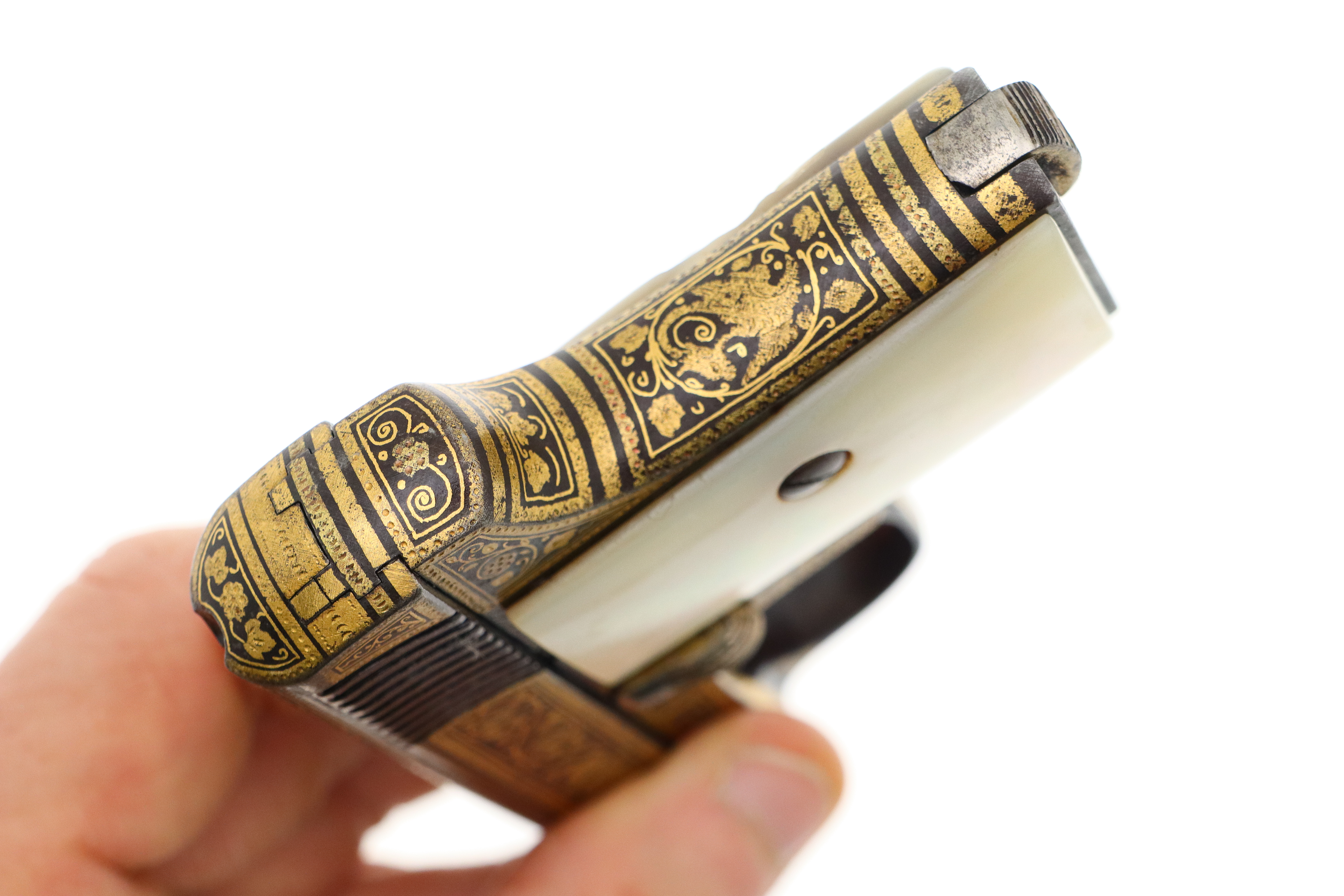 Spanish Destroyer, Gold Damascened, Cal 6.35, PCA-4 - Image 5