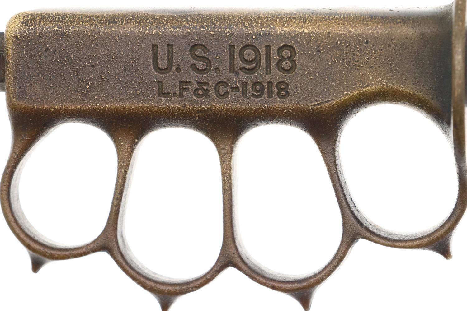 U.S. L. F. & C. 1918 Mark 1,  Trench Knife, X-353 - Image 5