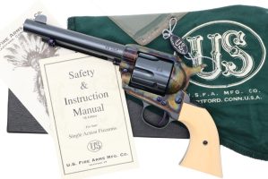 USFA SAA, Pre-war Features, Tru-Ivory Grips, Boxed, 23475, FB01600