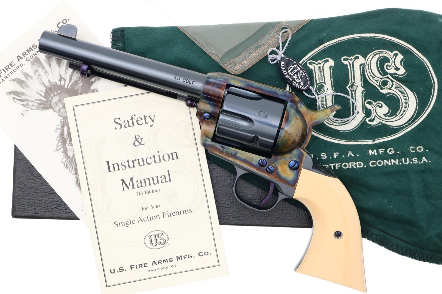 USFA SAA, Pre-war Features, Tru-Ivory Grips, Boxed, 23475, FB01600 - Image 2