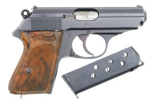 Walther PPK Pistol, 1941, German Police Eagle C, 7.65mm, 325397K, FB01475