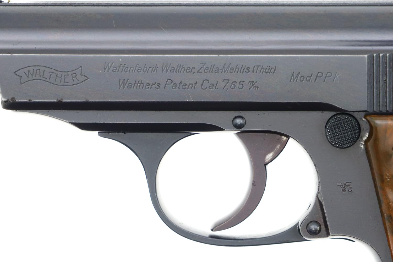 Walther PPK Pistol, 1941, German Police Eagle C, 7.65mm, 325397K, FB01475 - Image 3
