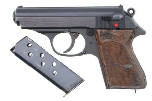 Walther PPK Pistol, WWII, Eagle/C, Grey Grip, 387016K, FB01483