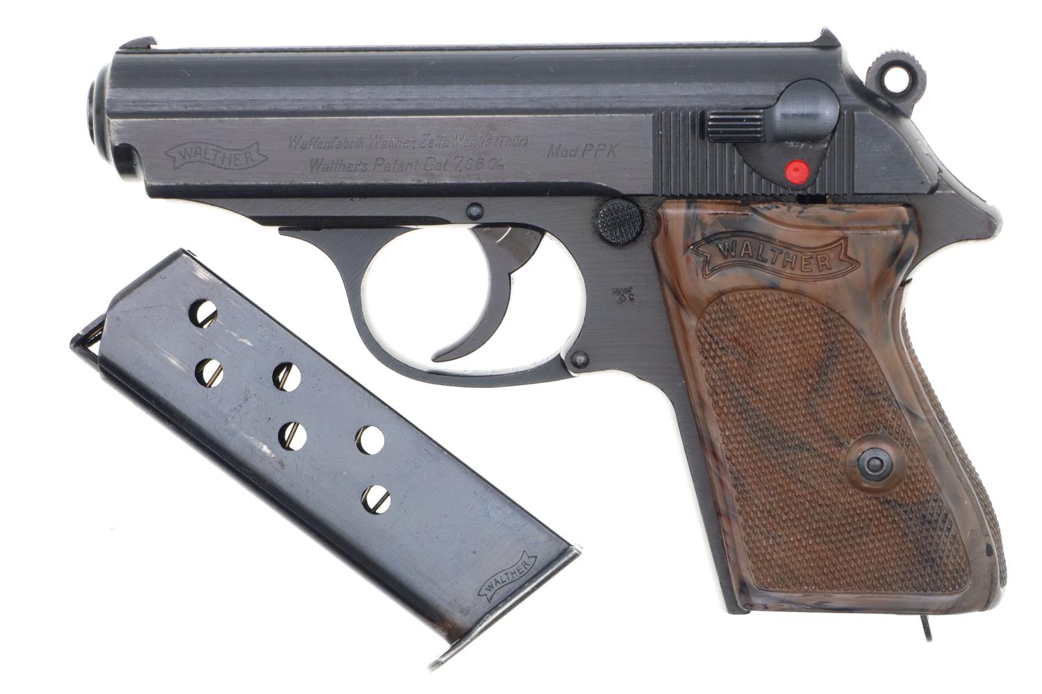 Walther PPK Pistol, WWII, Eagle/C, Grey Grip, 387016K, FB01483 - Image 2