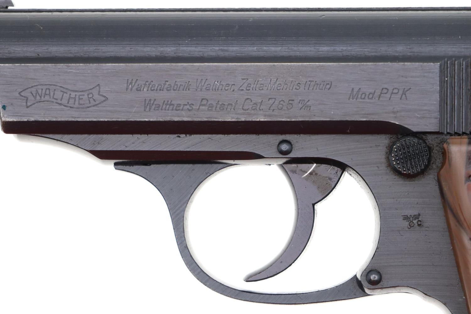 Walther PPK Pistol, WWII, Eagle/C, Grey Grip, 387016K, FB01483 - Image 6