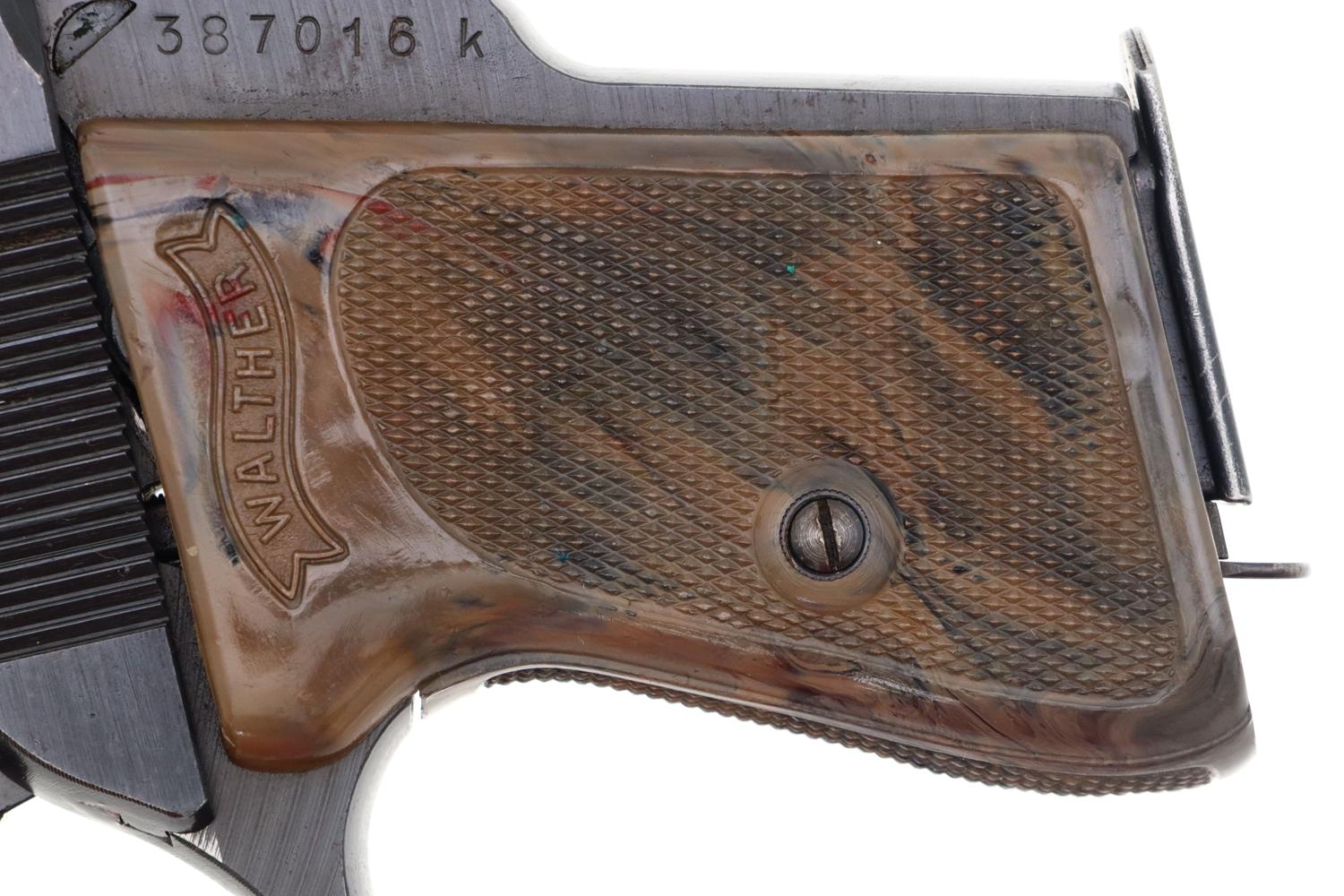 Walther PPK Pistol, WWII, Eagle/C, Grey Grip, 387016K, FB01483 - Image 7