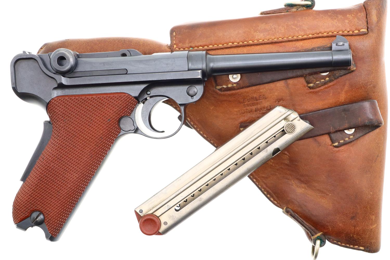 Outstanding Bern, 1929, Swiss Military, Red Grip, Holster, 54756, FB00006 - Image 2