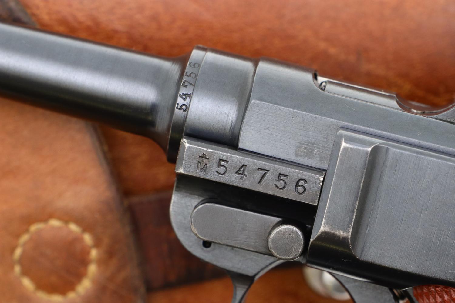 Outstanding Bern, 1929, Swiss Military, Red Grip, Holster, 54756, FB00006 - Image 3