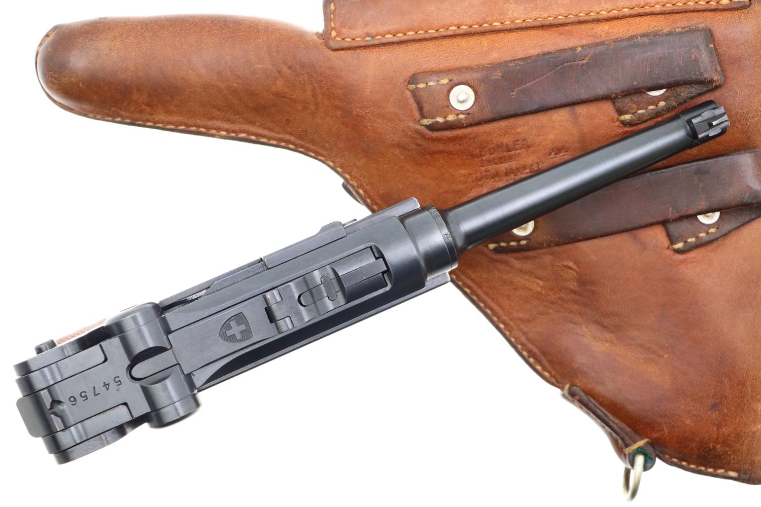 Outstanding Bern, 1929, Swiss Military, Red Grip, Holster, 54756, FB00006 - Image 7