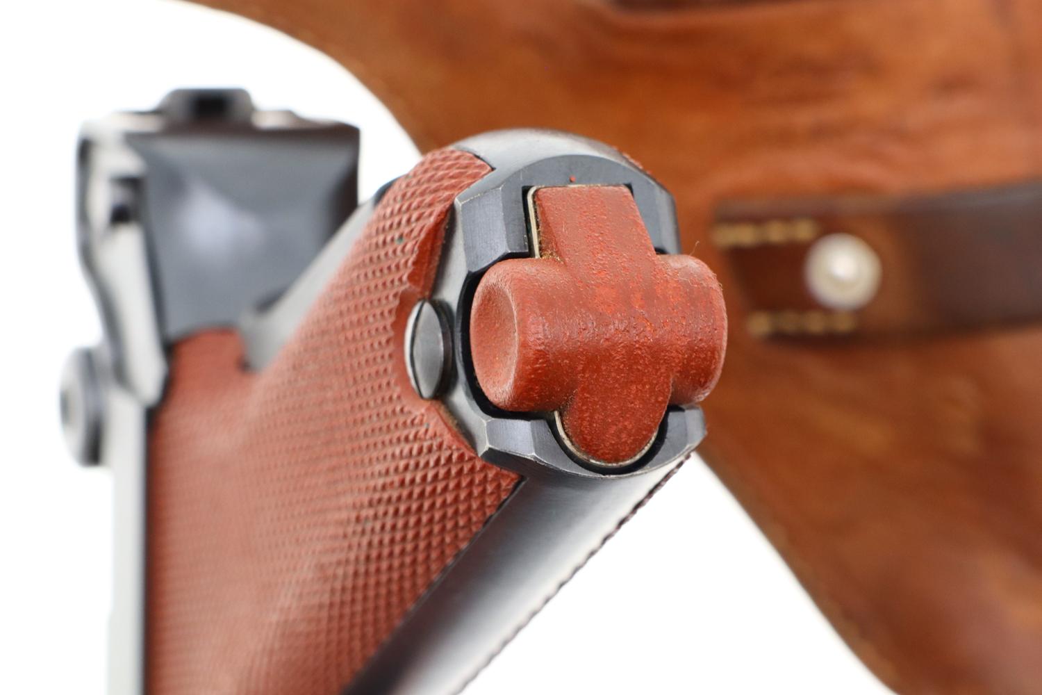 Outstanding Bern, 1929, Swiss Military, Red Grip, Holster, 54756, FB00006 - Image 9