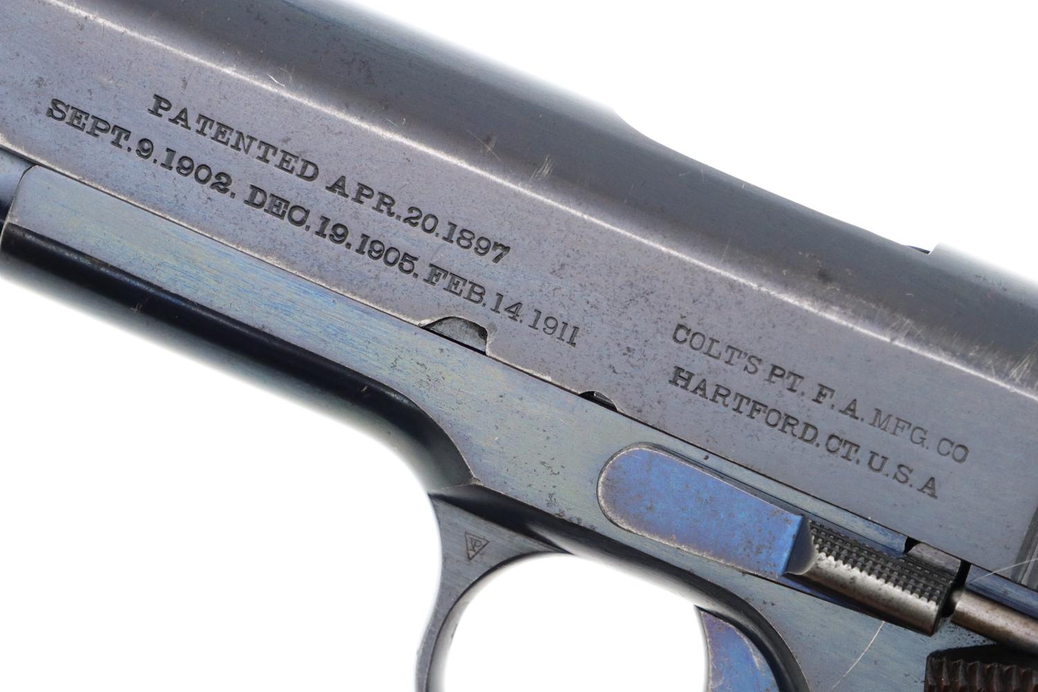 Colt Government Model, Super Early, Prewar, Commercial, C2833, FB01996 - Image 4