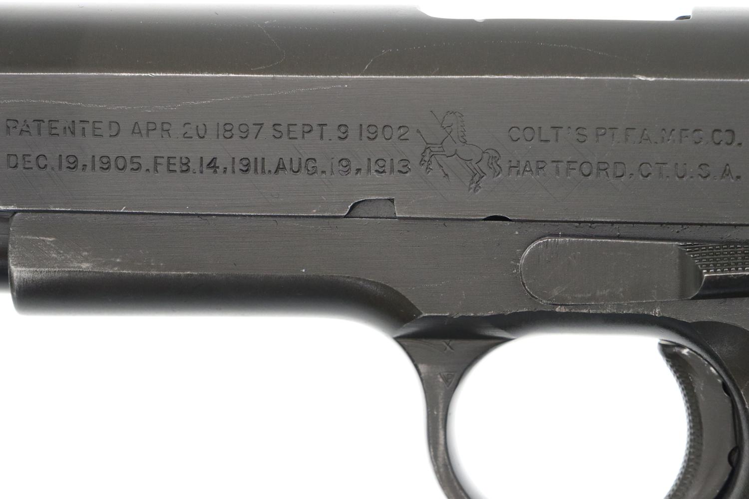 Colt 1911A1, British Lend Lease Pistol, 1943, WWII, 1195336, FB01627 - Image 3