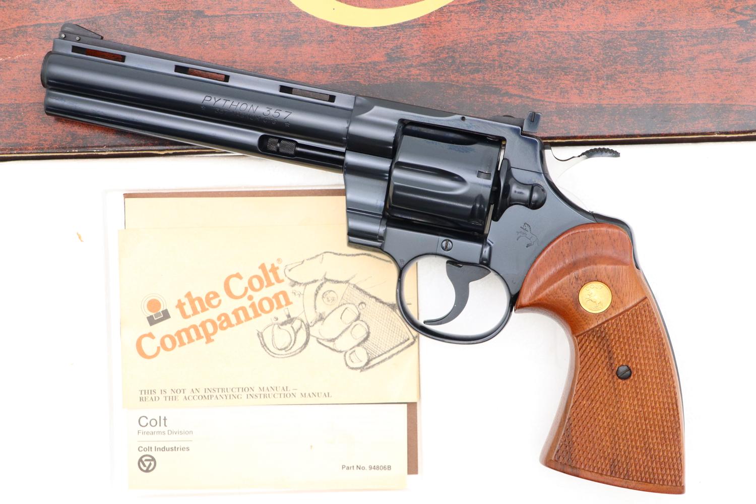Colt Python Revolver, NIB, .357 Magnum, VA5138, FB01685