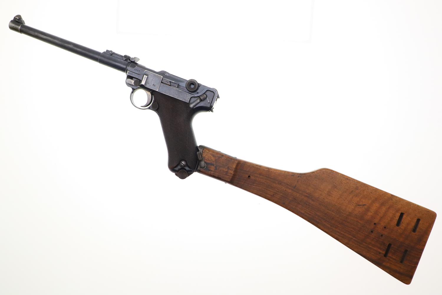 DWM Artillery Luger, 1915, Stock, WWI, German, 6881, FB01590