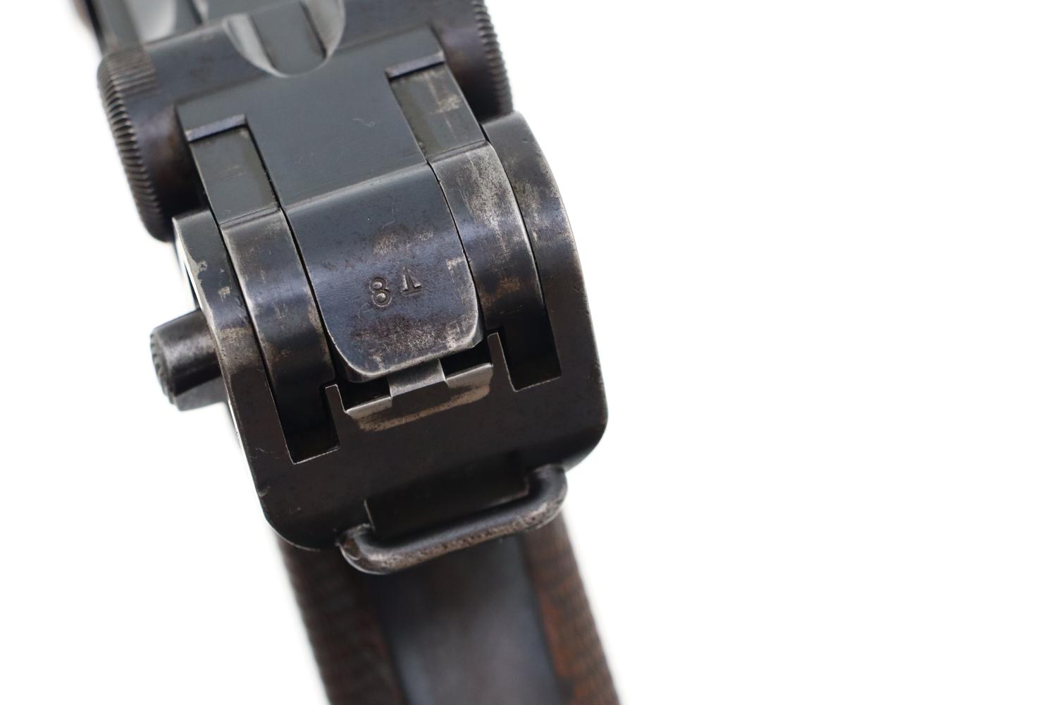 DWM Artillery Luger, 1915, Stock, WWI, German, 6881, FB01590 - Image 16