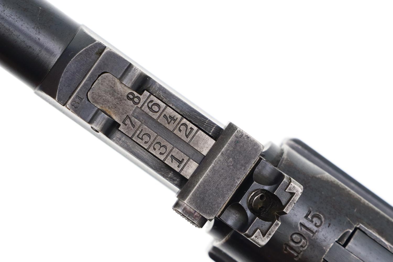 DWM Artillery Luger, 1915, Stock, WWI, German, 6881, FB01590 - Image 17