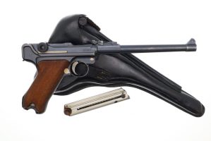 DWM Artillery Luger, 1917, With Holster, 3181, FB01589