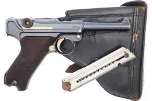 German Erfurt 1913-dated Military Luger Pistol, Holster, 1529b, FB00308