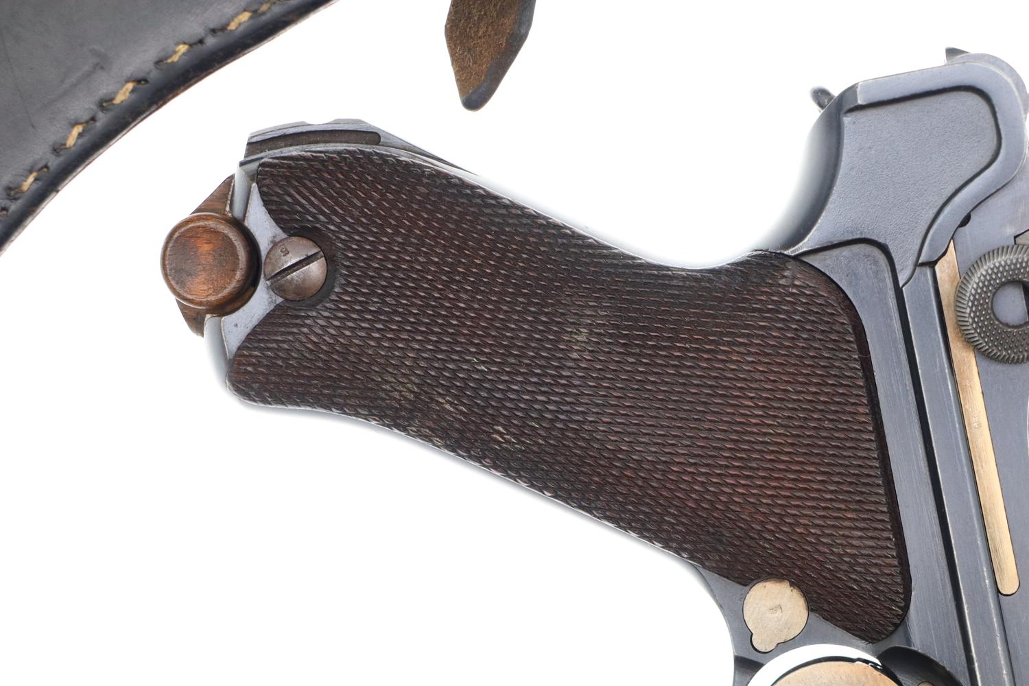 German Erfurt 1913-dated Military Luger Pistol, Holster, 1529b, FB00308 - Image 11