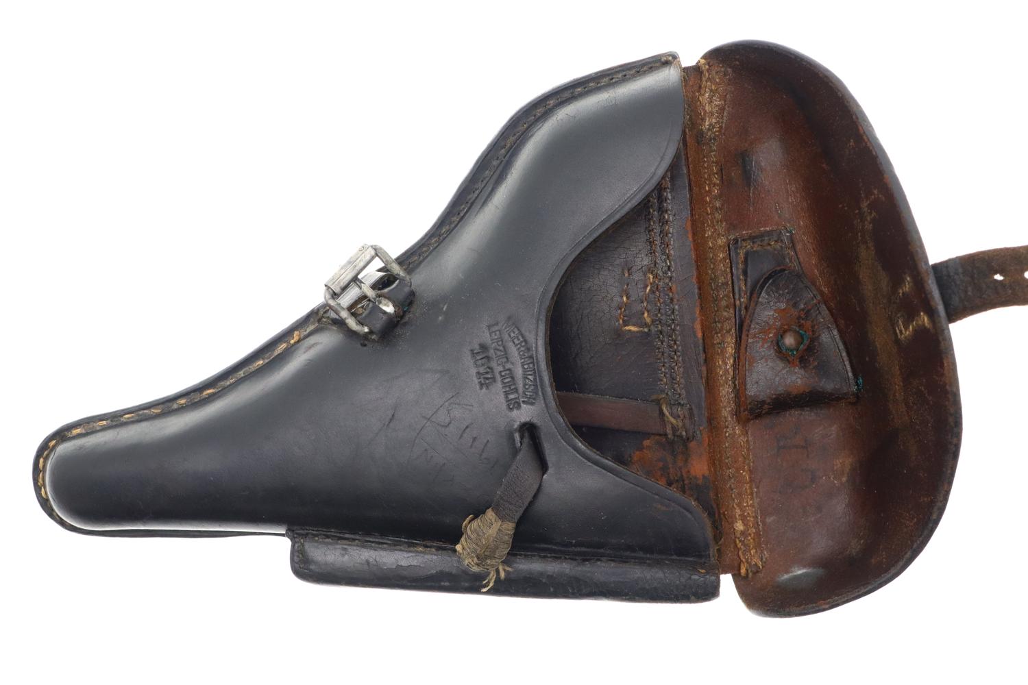 German Erfurt 1913-dated Military Luger Pistol, Holster, 1529b, FB00308 - Image 18