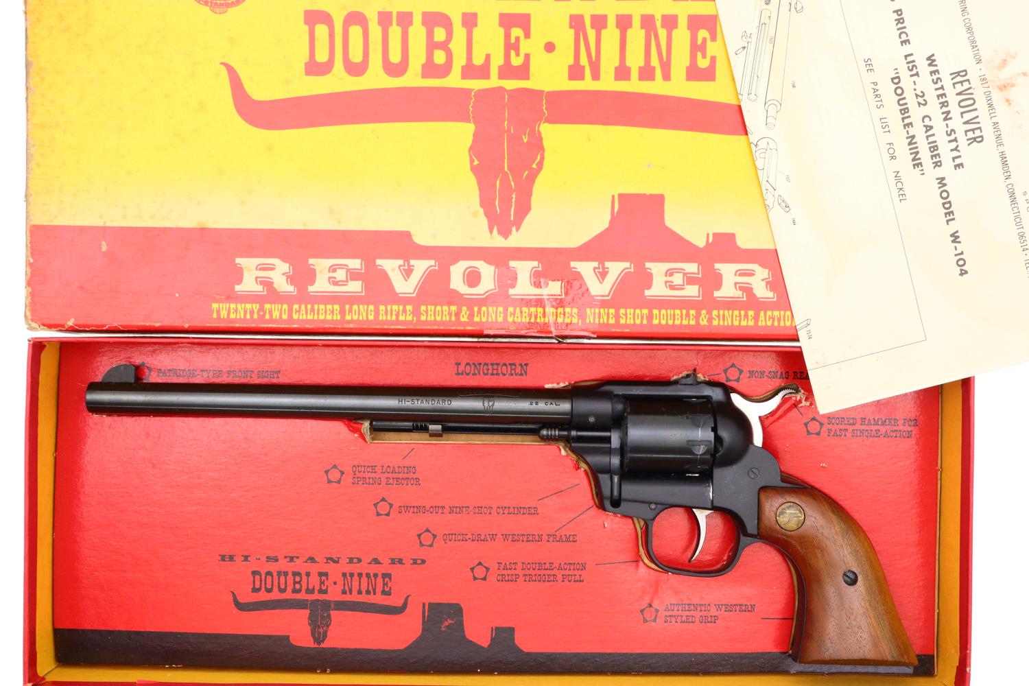 High Standard Model W-104 “Double Nine” Revolver, 1829599, FB01684