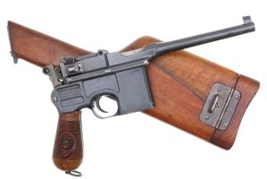 Mauser C96 Broomhandle, Red 9, Full Rig, 43078, FB01677