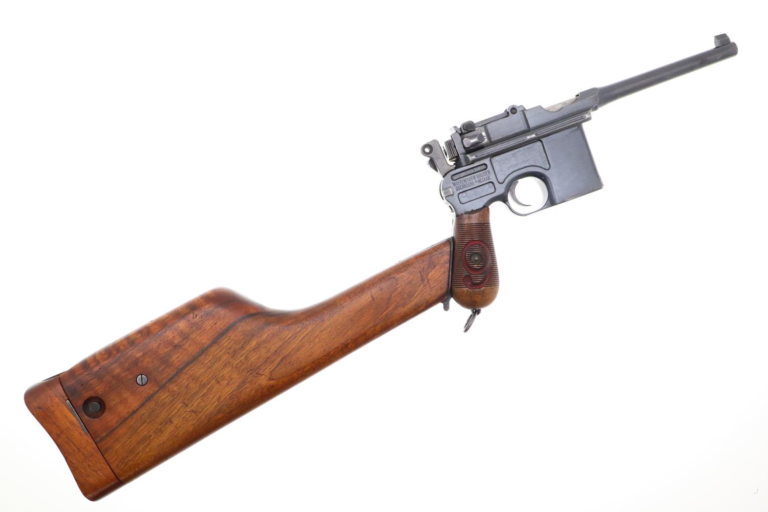 Mauser C96 Broomhandle, Red 9, Full Rig, 43078, FB01677 - Image 6