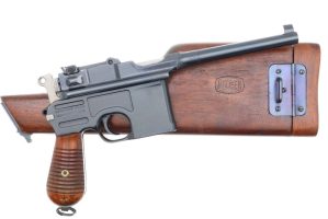 Mauser C96 Broomhandle, 1930 Commercial Pistol, Stock, 889990, FB00331
