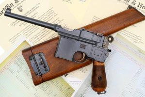 Mauser Prewar Large Ring Shallow Milled C96 Pistol, Stock, 30606, FB01676