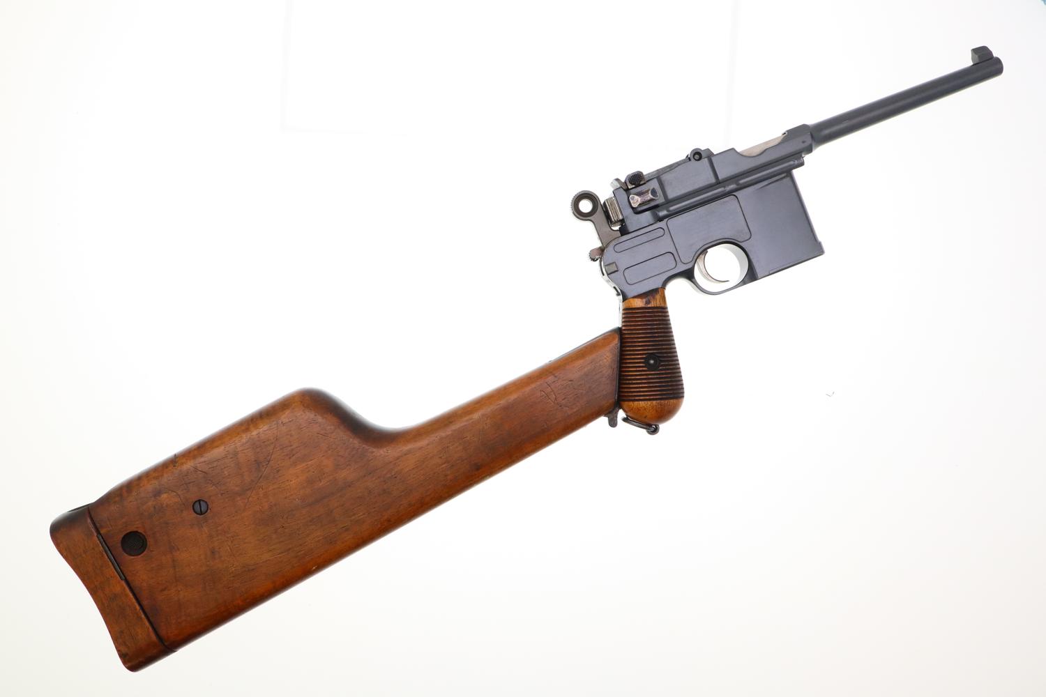 Mauser Prewar Large Ring Shallow Milled C96 Pistol, Stock, 30606, FB01676 - Image 5
