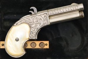 Remington Rider Repeater Pistol, Factory Engraved, Magazine, Boxed, O-173