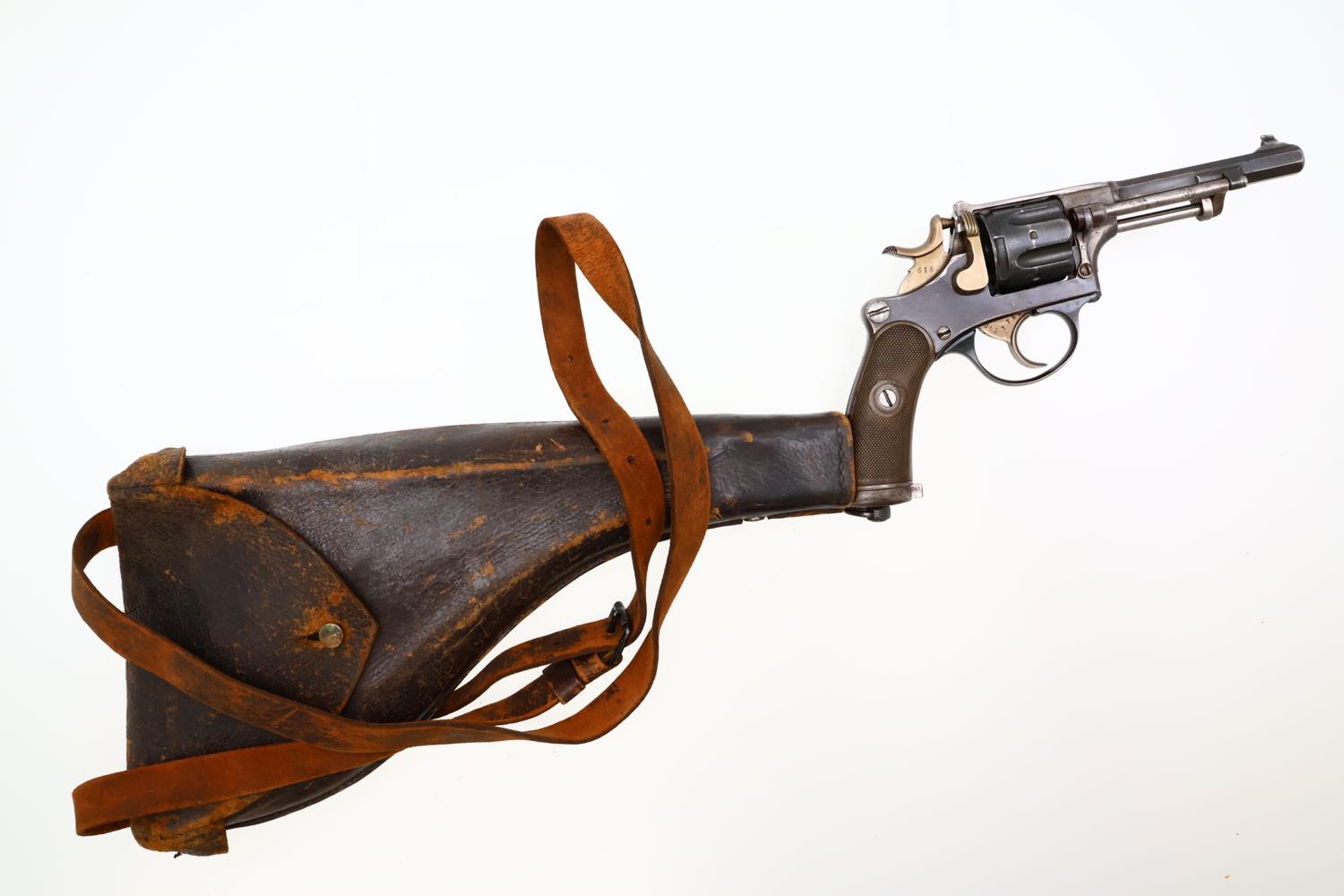 Bern, 1882, Revolver w/ Stock, Antique, P7616, O-94
