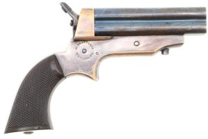 C.Sharps, Breech Loading Four Shot Pepperbox, 1306, O-131
