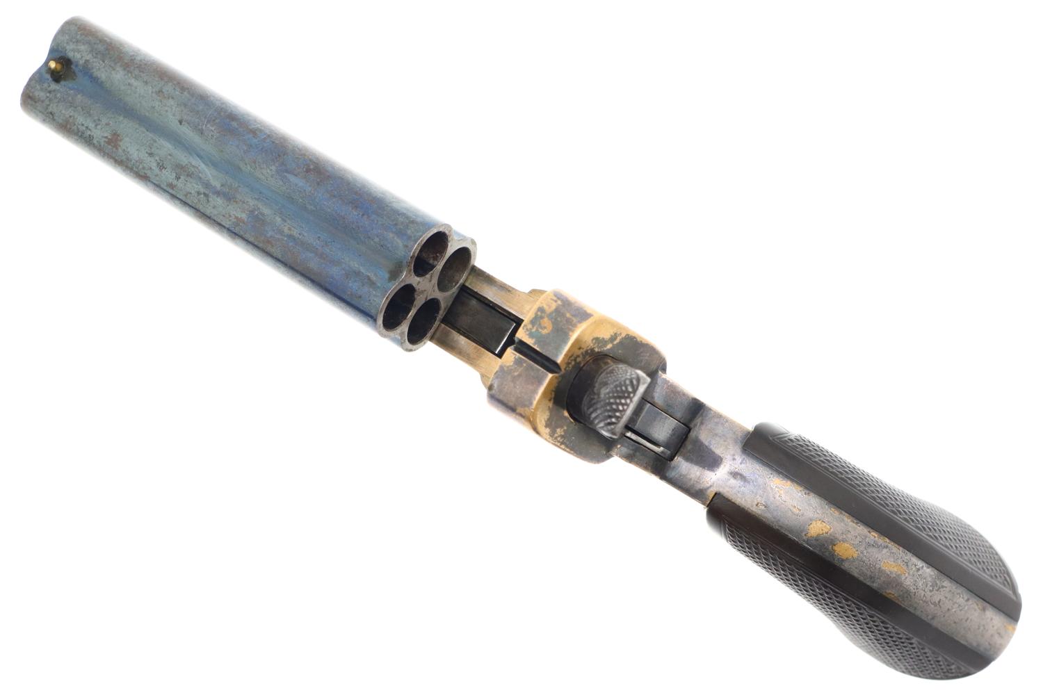 C.Sharps, Breech Loading Four Shot Pepperbox, 1306, O-131 - Image 5