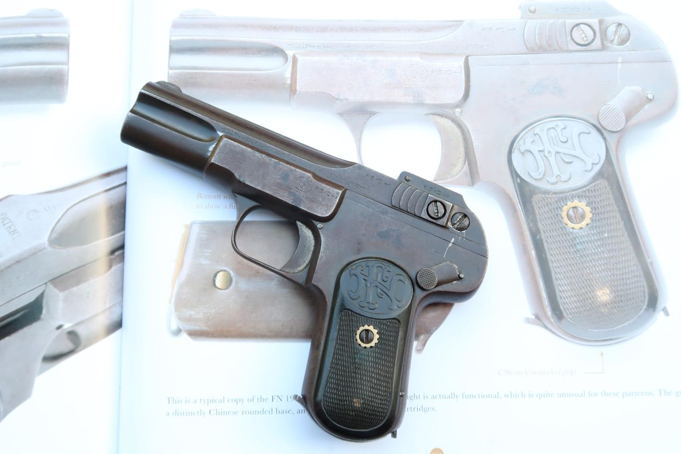 Chinese Warlord, Chunky, Documented,  FN 1900 Copy, 7.63mm, 1059, FB01960 - Image 3