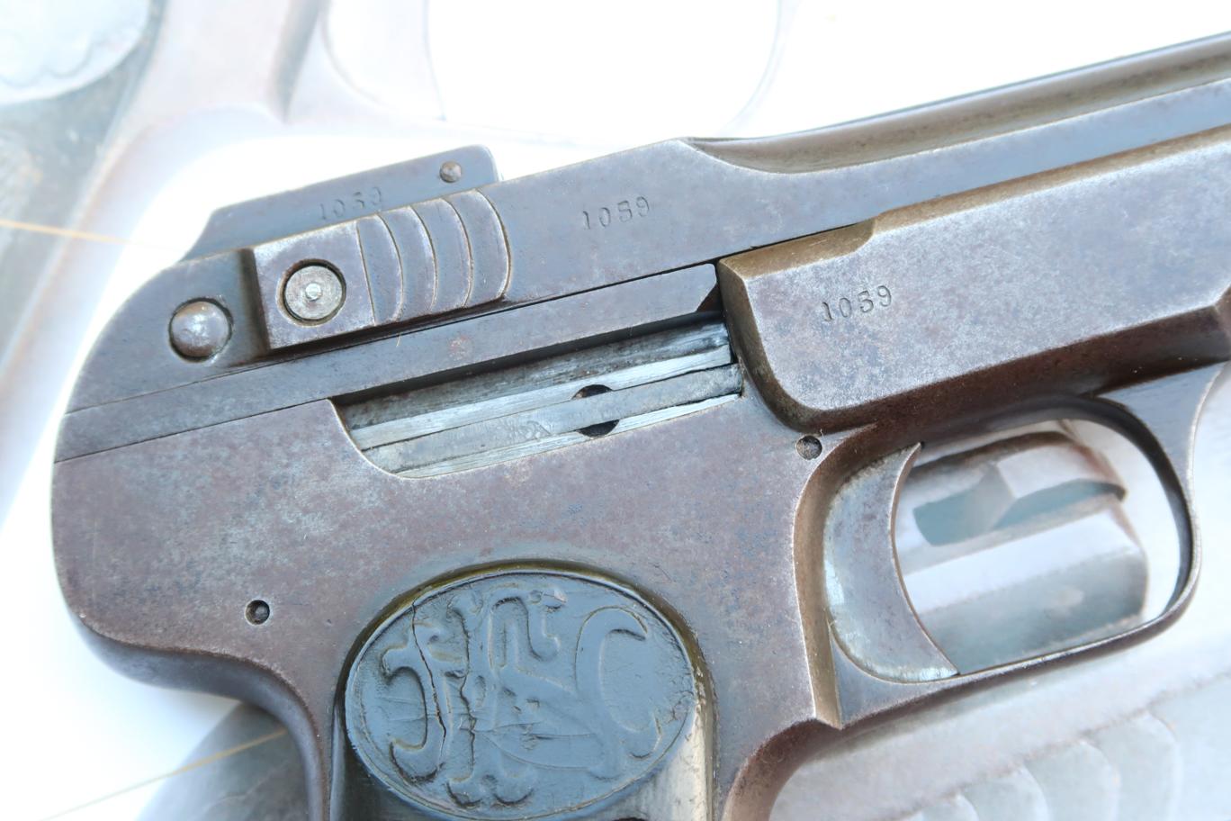 Chinese Warlord, Chunky, Documented,  FN 1900 Copy, 7.63mm, 1059, FB01960 - Image 5