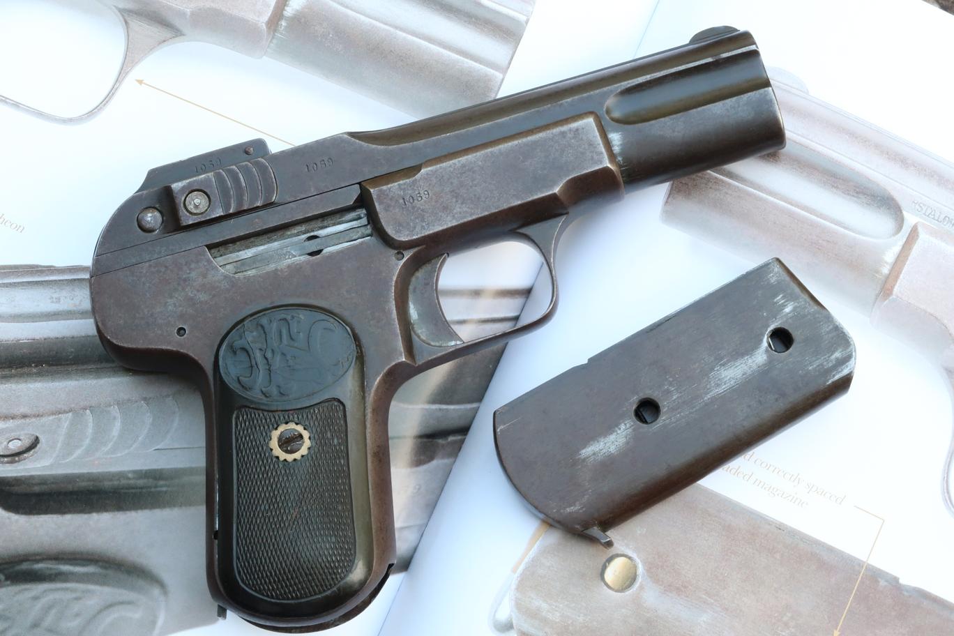 Chinese Warlord, Chunky, Documented,  FN 1900 Copy, 7.63mm, 1059, FB01960 - Image 10