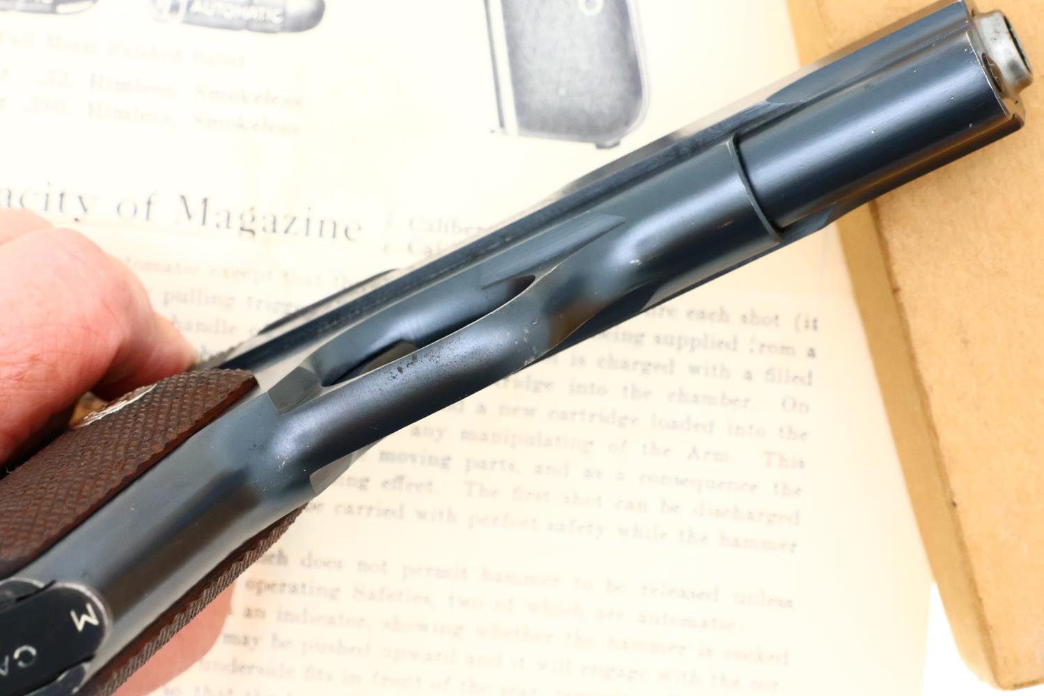 Colt M1908 Hammerless, Boxed w/Factory Letter, 137383, FB01688 - Image 11