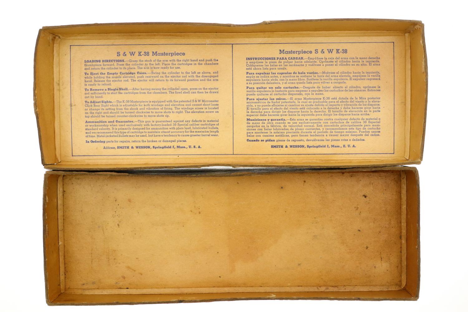 Gorgeous S&W K38 Target Masterpiece Revolver, Boxed, K93283, FB01534 - Image 13