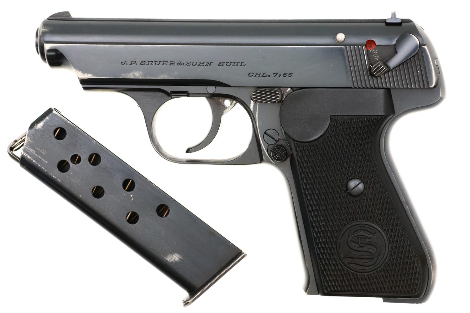 J.P. Sauer & Sohn Pistol, 38H, Early Commercial, 26665, FB01402