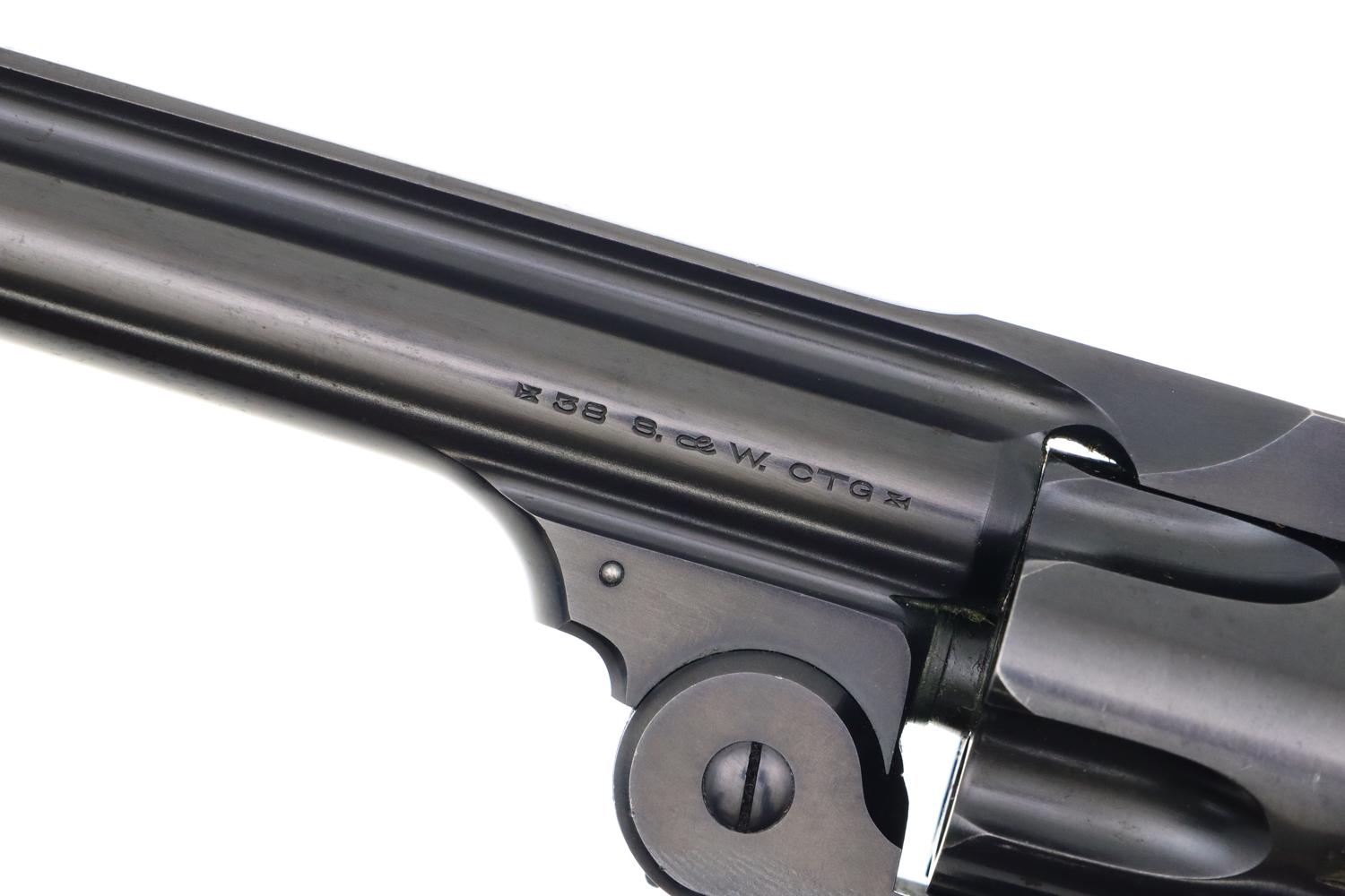 Two S&W Top Break Revolvers, .38 Perfected/Hammerless, Cased
