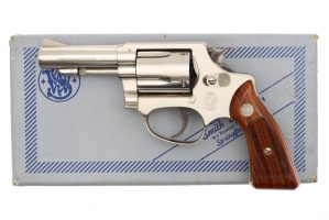 Virtually New S&W M36-1 Nickel Finish Revolver, Boxed, J512352, FB01545