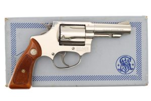 Virtually New S&W M36-1 Nickel Finish Revolver, Boxed, J512352, FB01545