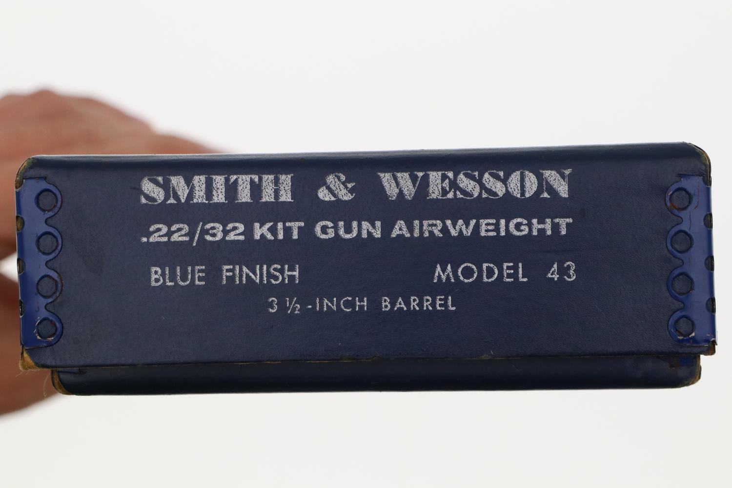 S&W Model 43 Revolver, .22 Kit Gun AirWeight, M39546, FB01542 - Image 18