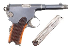 Scarce Hungarian Frommer, 1910 Pistol, Correct Magazine, 6810, FB01957