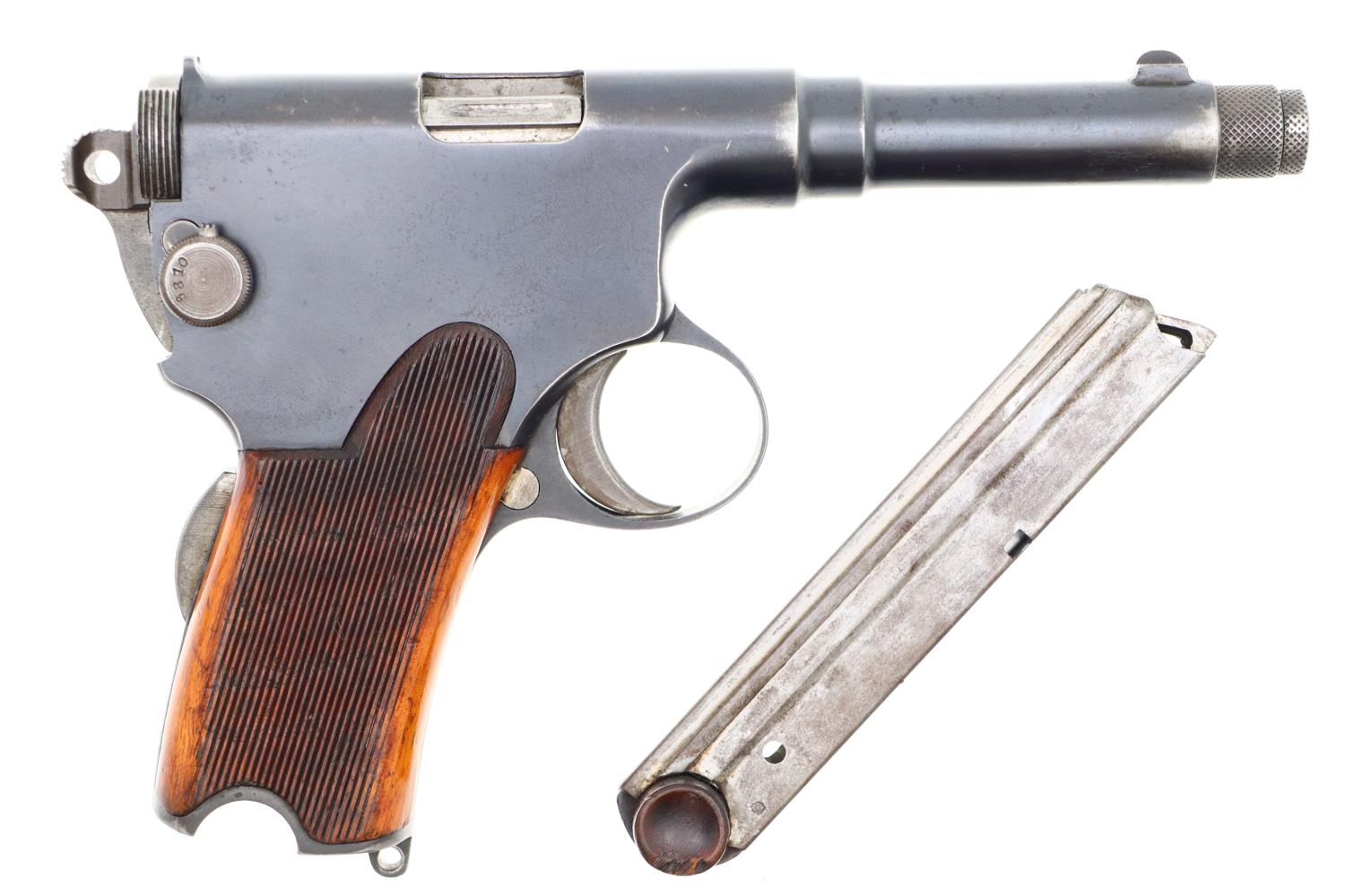 Scarce Hungarian Frommer, 1910 Pistol, Correct Magazine, 6810, FB01957